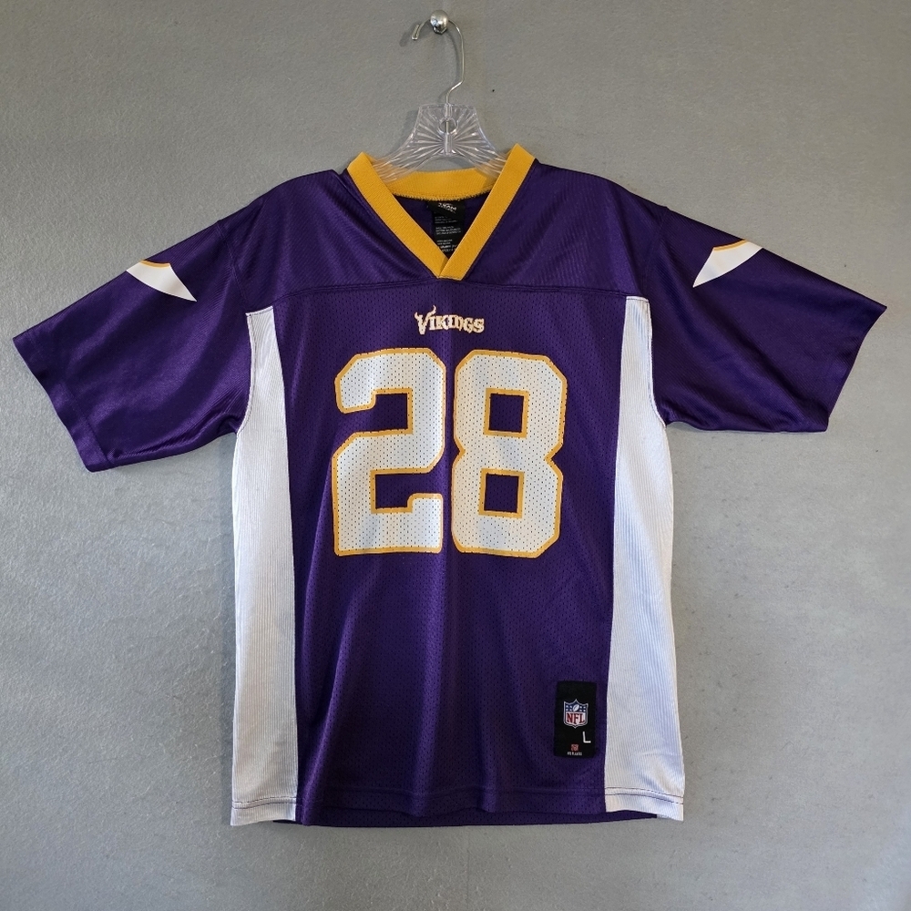NFL Team Apparel Minnesota Vikings Adrian Peterson #28 Jersey Size Youth Large
